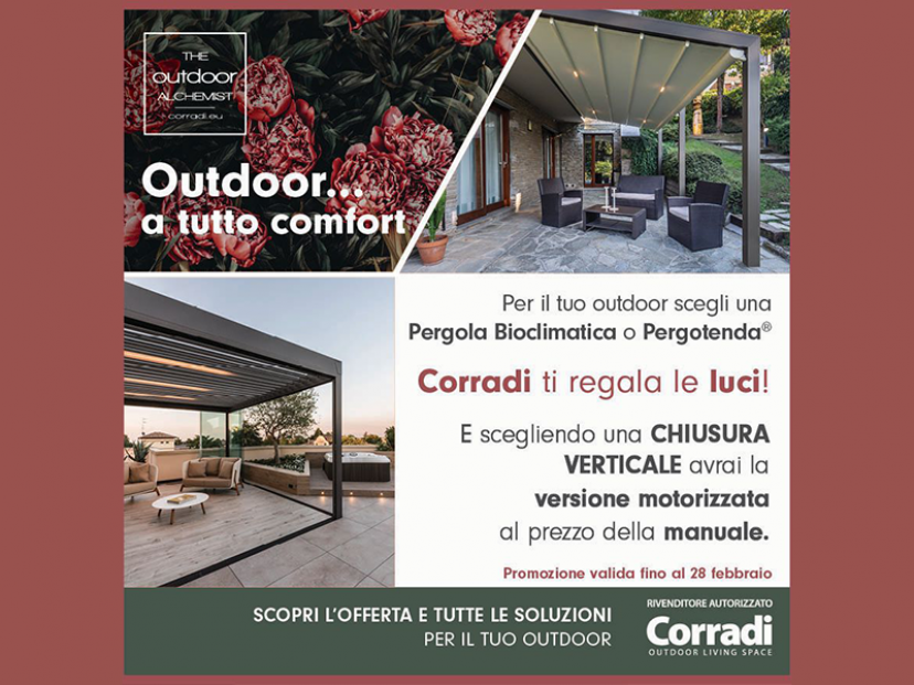 Outdoor… A tutto comfort!